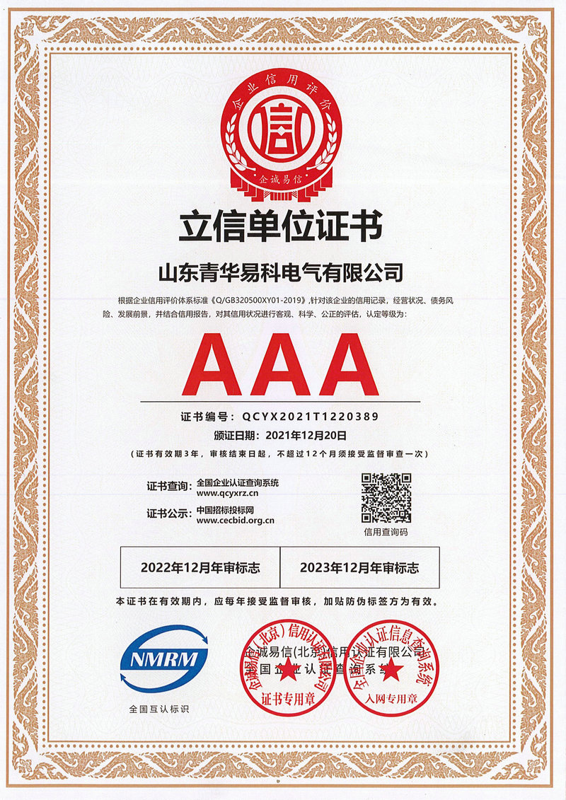 Honor Certificate