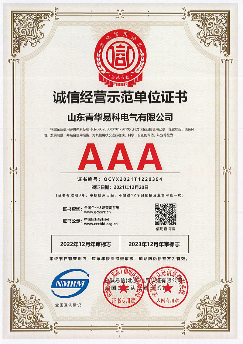 Honor Certificate